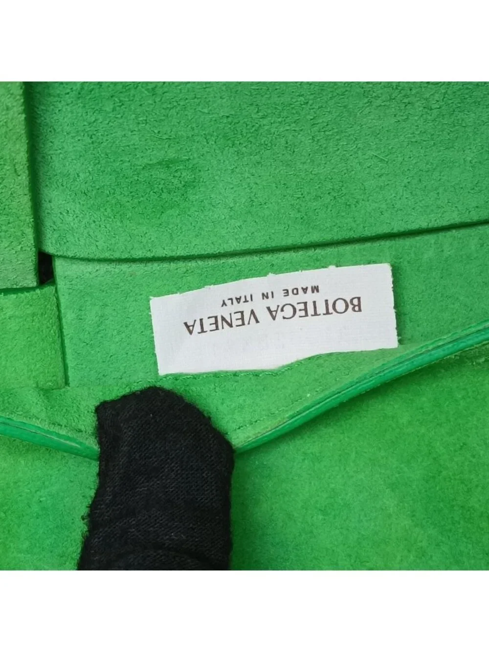 Bottega Veneta the Arco Tote White Green Lambskin